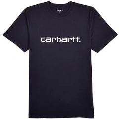 Carhartt Script Tee Dark Navy/White