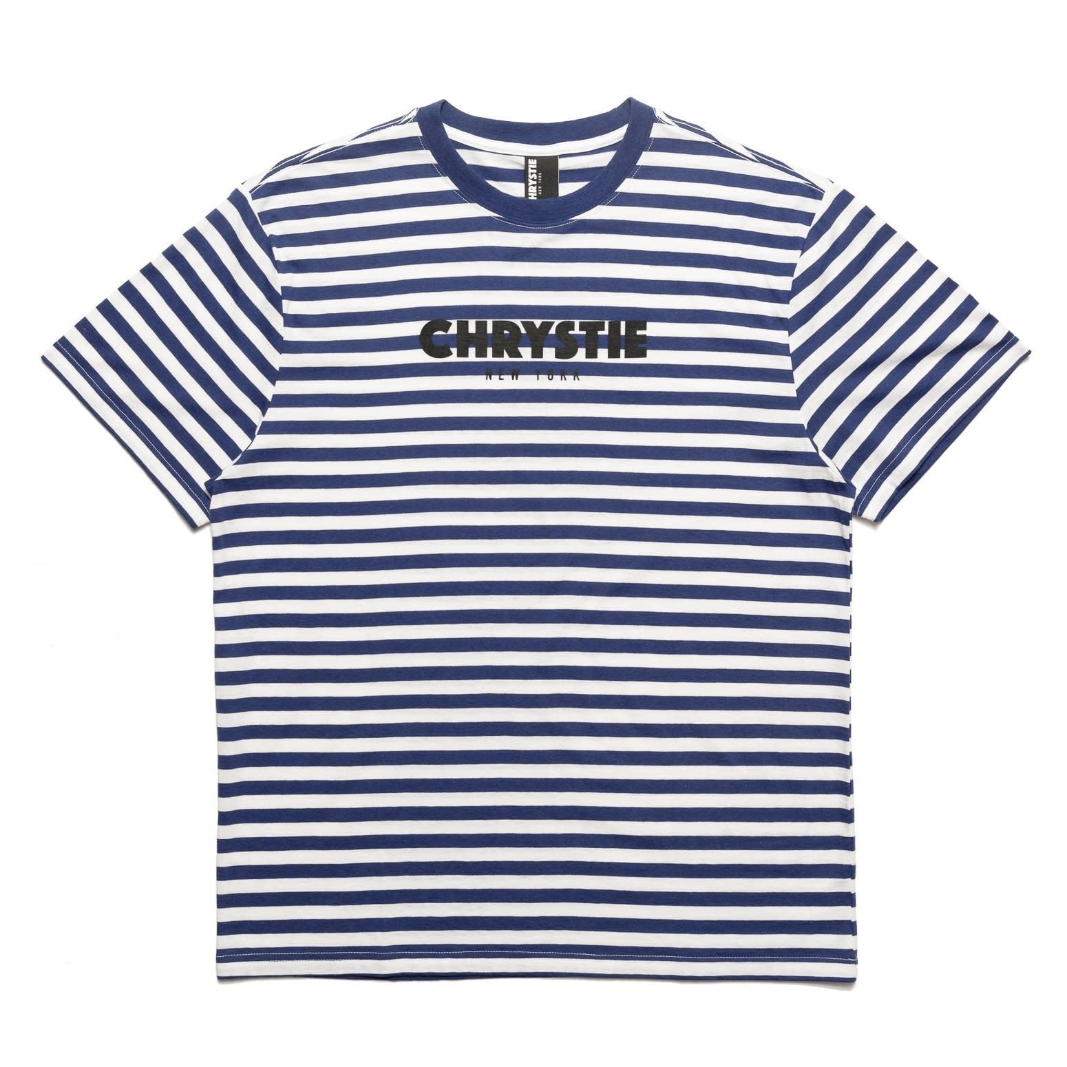 Chrystie NYC Stripe Tee Navy