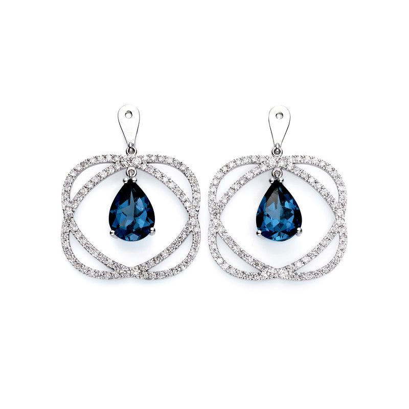 ann louise diamond earrings