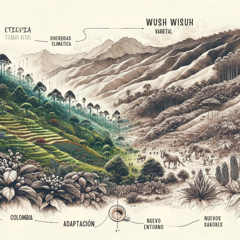 Los orígenes del Wush Wush desde Etiopía a Colombia