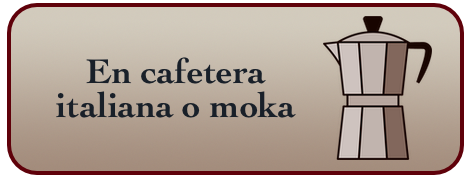 Para cafetera italiana o moka. Tipo bialetti