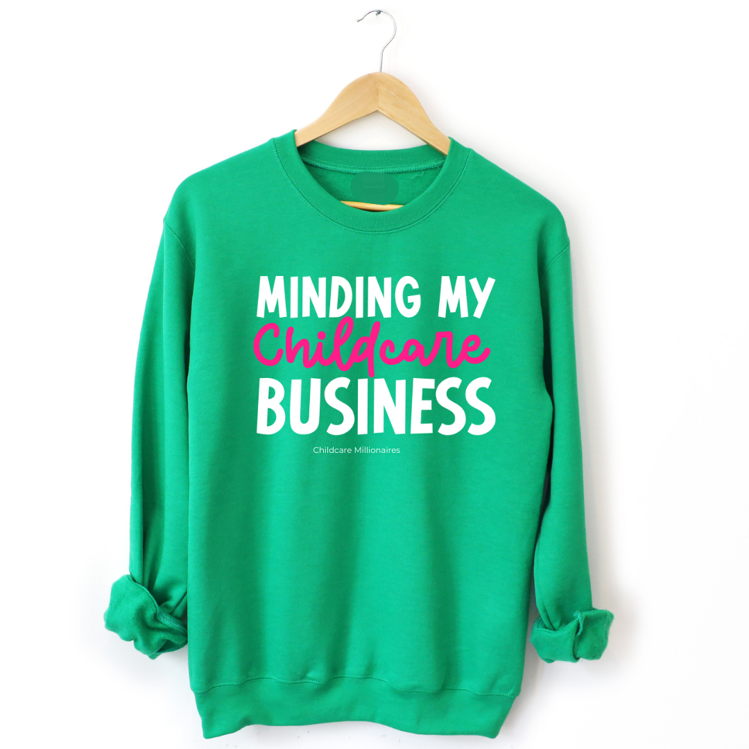 minding my business sweatshirt