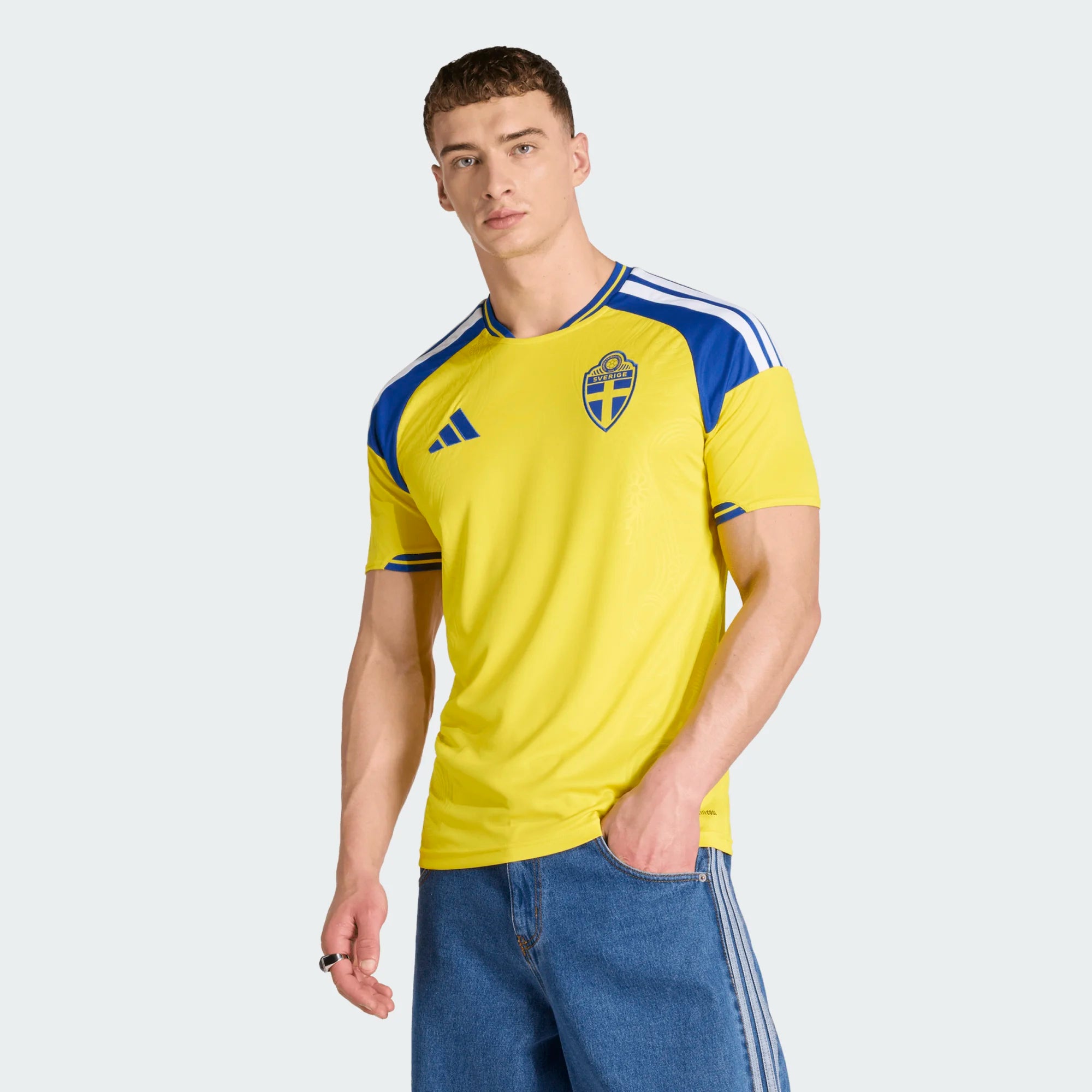 adidas Men's Sweden Replica Home Jersey 2026