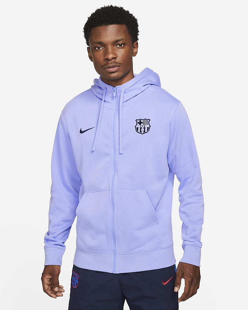 ik draag kleding Ciro Kip Nike Men's FC Barcelona Full-Zip Hoodie – Rockville & Sterling Soccer  Supplies