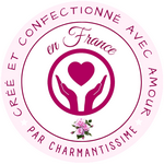 bijou créé et confectionné avec amour en France par Charmantissime 
width=