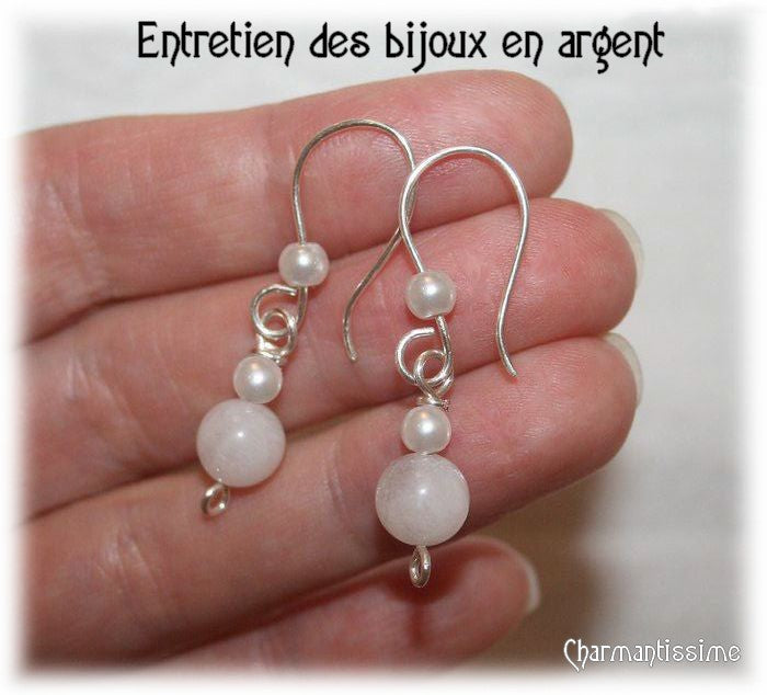 Entretien des bijoux en argent et plaqué or de la marque Charmantissime