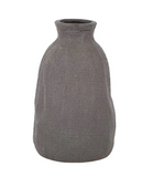 Grey Ceramic Textured Vase