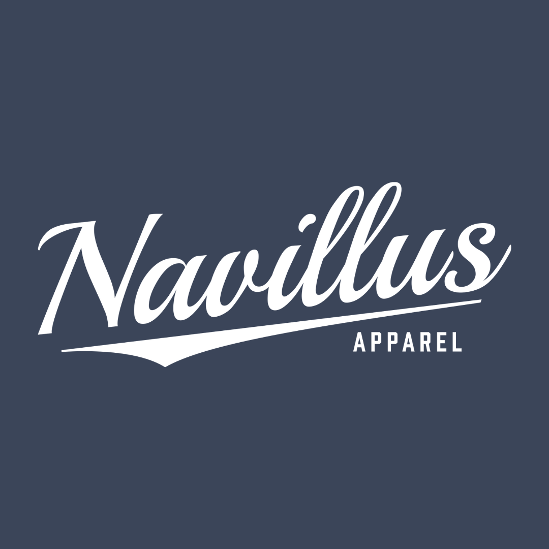 Navillus Apparel vintage logo.