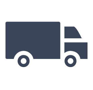 Icon of a truck that a distributor would use.