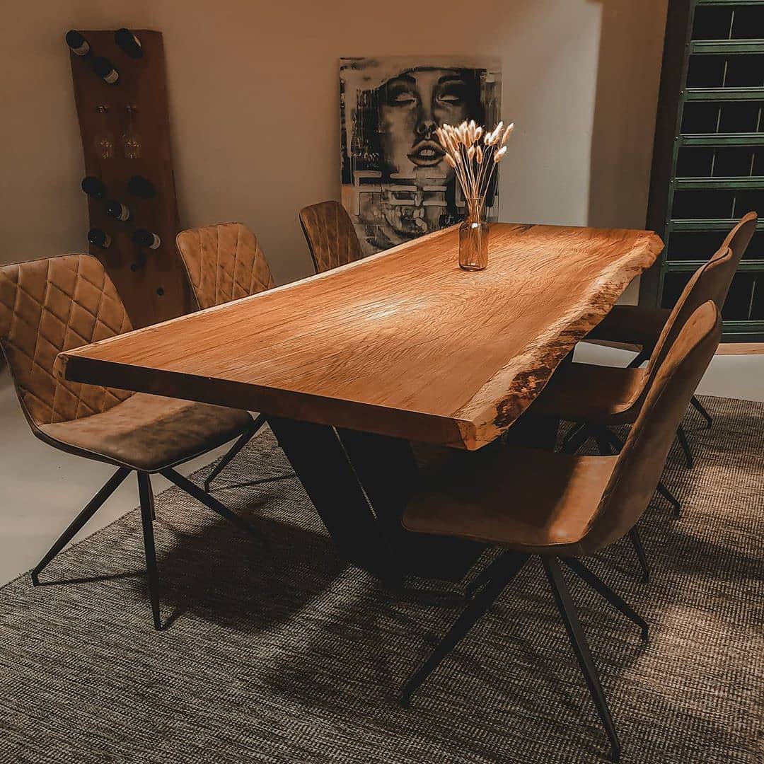 kazana home live edge table 