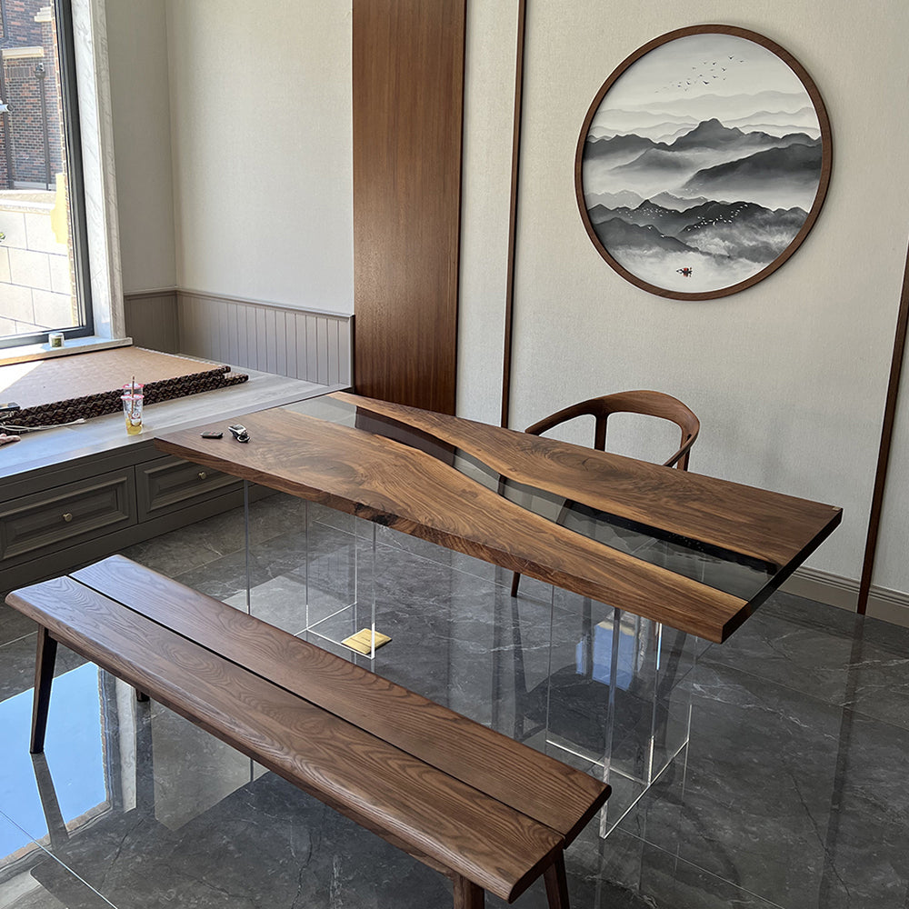 Kazanahome Epoxy Resin Table