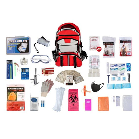 1 Person Deluxe Survival Kit (72+ Hours, 3 Day Prepping Kit) - 911 Shopper