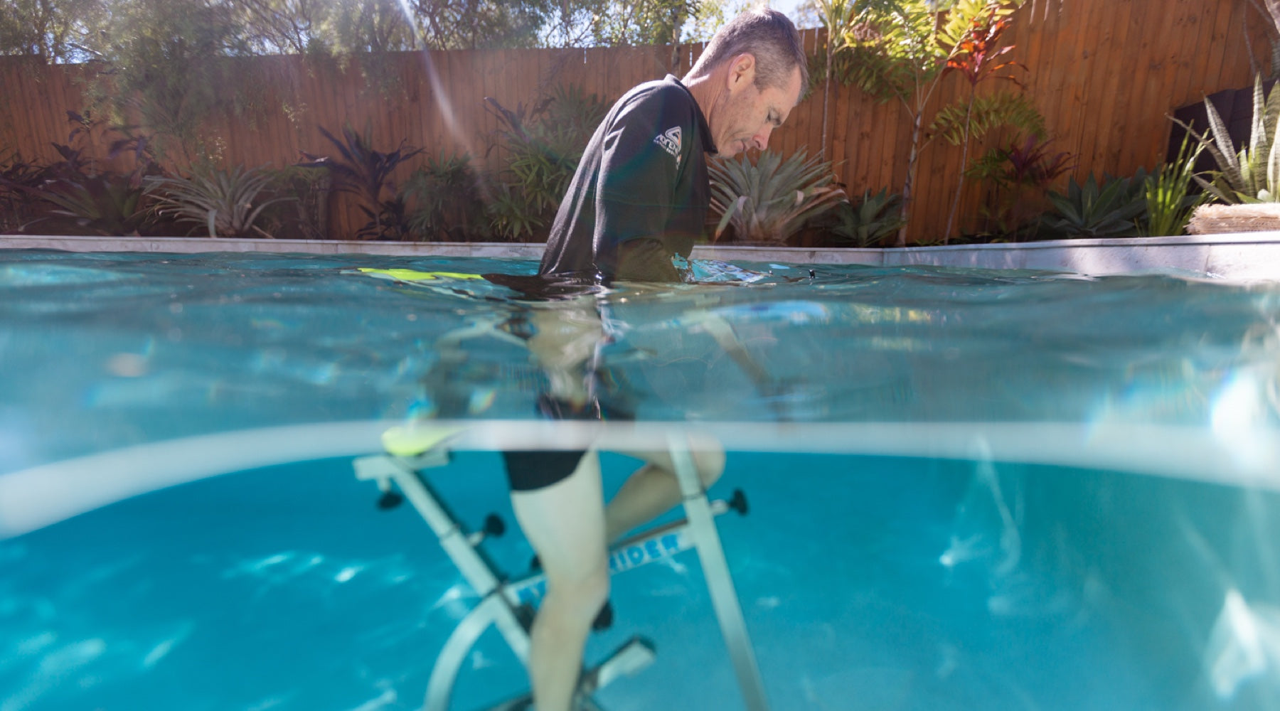 cycling in water