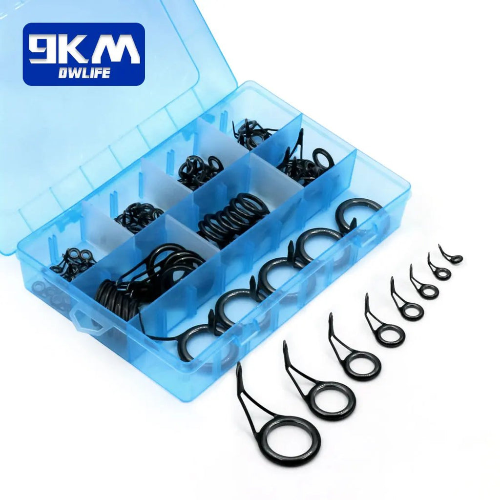 26Pcs Fishing Rod Repair Kit Ring Wear Resistant Ceramic Guide