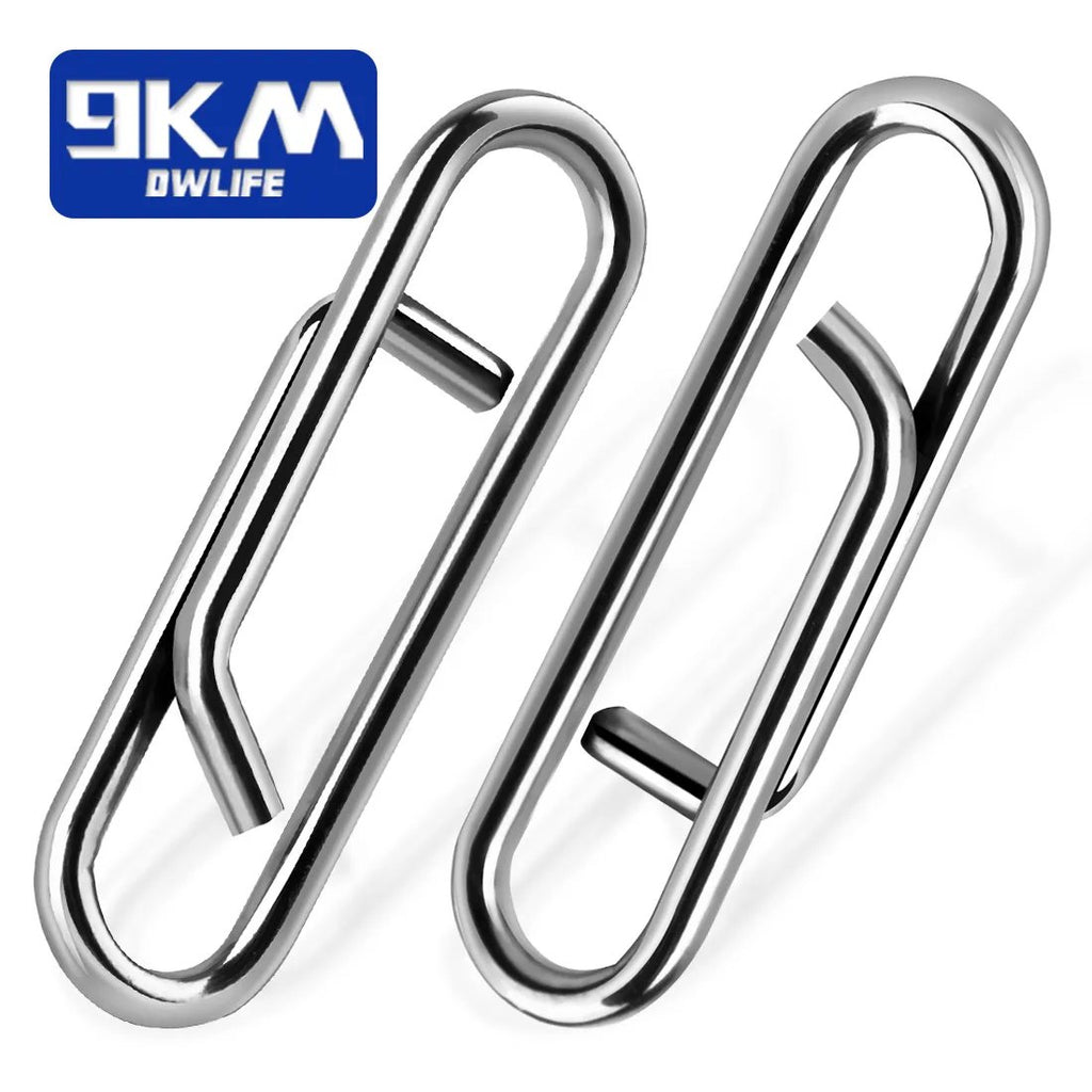 9KM 90pcs Fishing Treble Hooks with Split Rings Stainless Steel for  Saltwater 