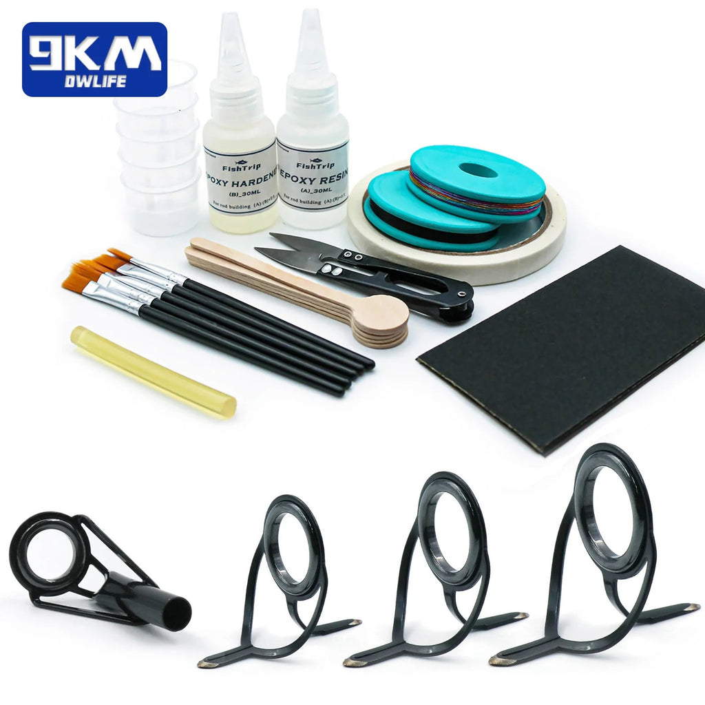  Zsrivk 75Pcs 8 Sizes Fishing Rod Repair kit, Ceramic