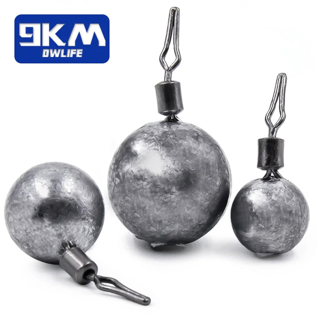 9KM Bullet Weights Fishing Sinkers 1.8~14g Fishing Weight for