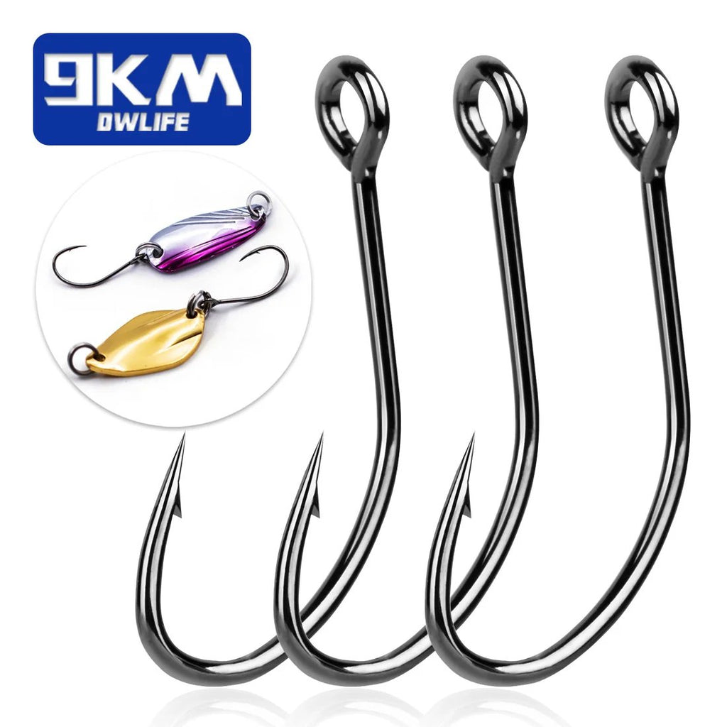 Cheap Sharpened Fishing Hook With Barb Barbed Carp Hooks Pesca Single  Fishhook for 30PCS Fly Fishing