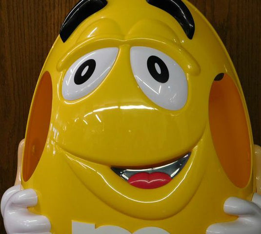 M&M Character Collectible Yellow Peanut Store Display 41 on