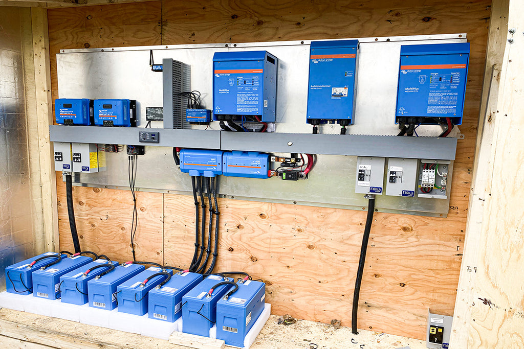 Victron Energy setup for Off-Grid house in Canada By Volts Energy team