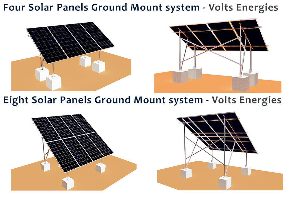 Volts Energies Ground Mounting System in Canada