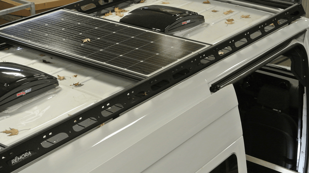 Solar Panels on a Sprinter Van