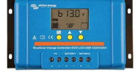 Victron Energy Bluesolar Pwm Duo 12 24v a With Lcd Usb Scc0100 Volts Energies