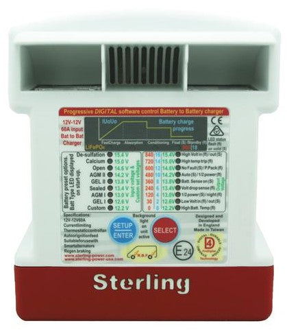 Sterling Power DC Battery to Battery Charger 12v input to 48V output –  Volts energies