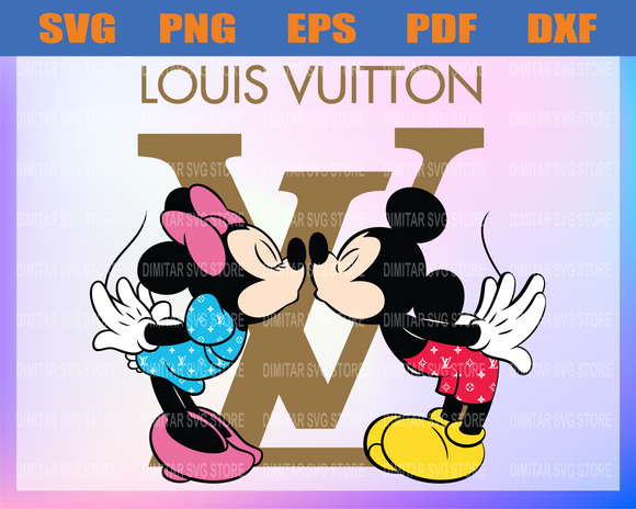 Louis Vuitton Disney Inspired Printable Graphic Art Mickey And Minnie Newchic Digital