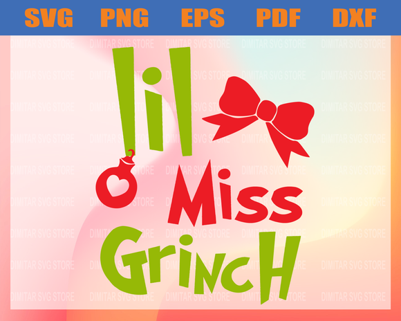 Download Lil Miss Grinch Svg Grinch Christmas Svg Grinch Cricut Svg Grinch Svg Newchic Digital