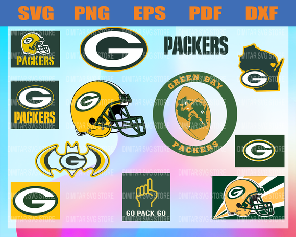 Download Green Bay Packers Bundle Logo Svg Png Eps Dxf Pdf Football Nfl T Newchic Digital