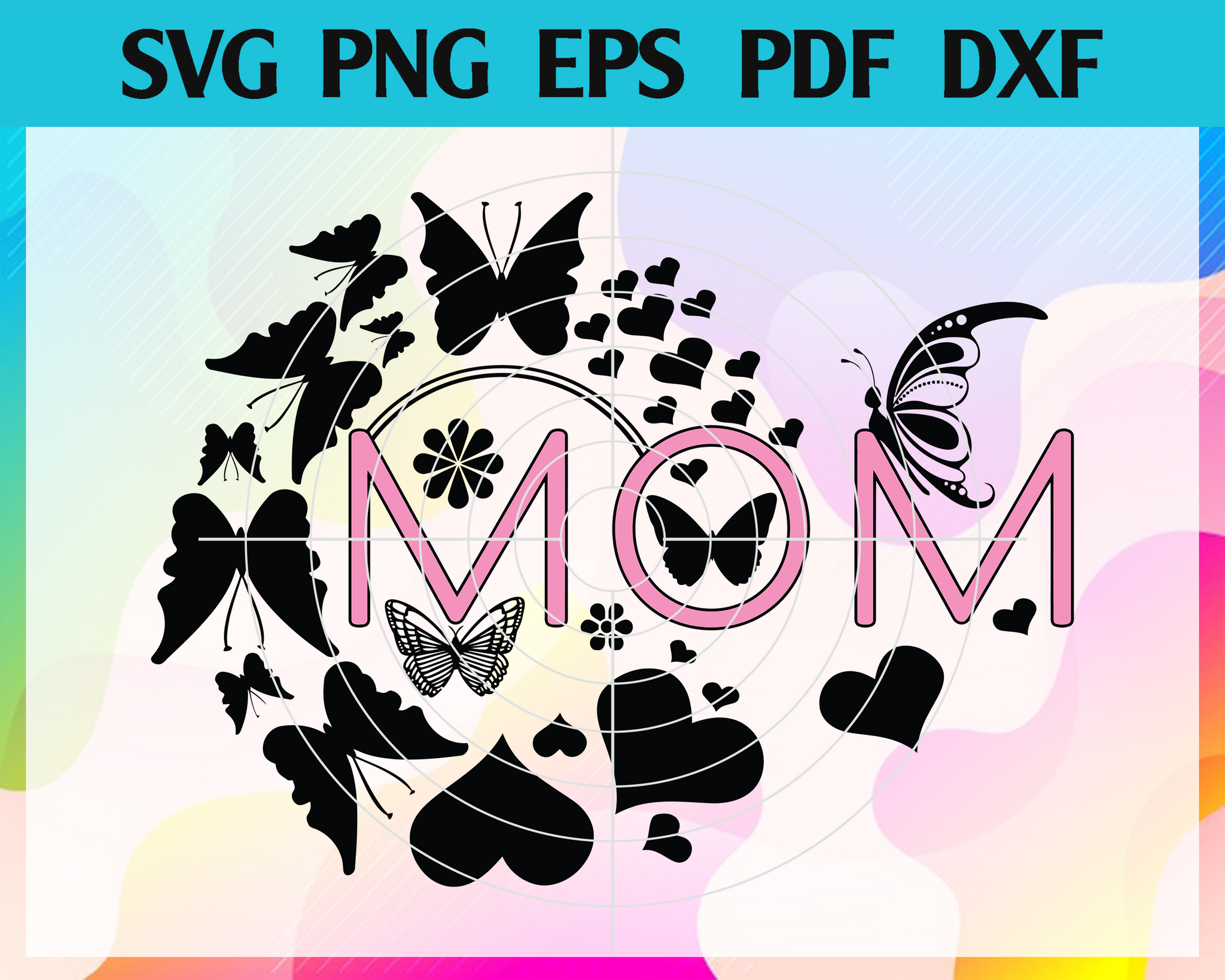 Download Mothers Day Butterfly Heart Svg Mother Day Svg Happy Mother Day Svg Newchic Digital