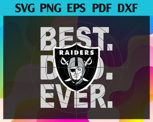 Download Oakland Raiders Best Dad Ever Svg Fathers Day Gift Footbal Ball Fan Newchic Digital