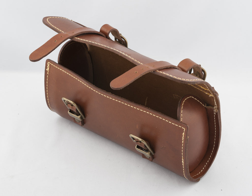 leather handlebar bag