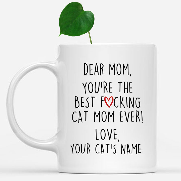 best cat mom ever mug