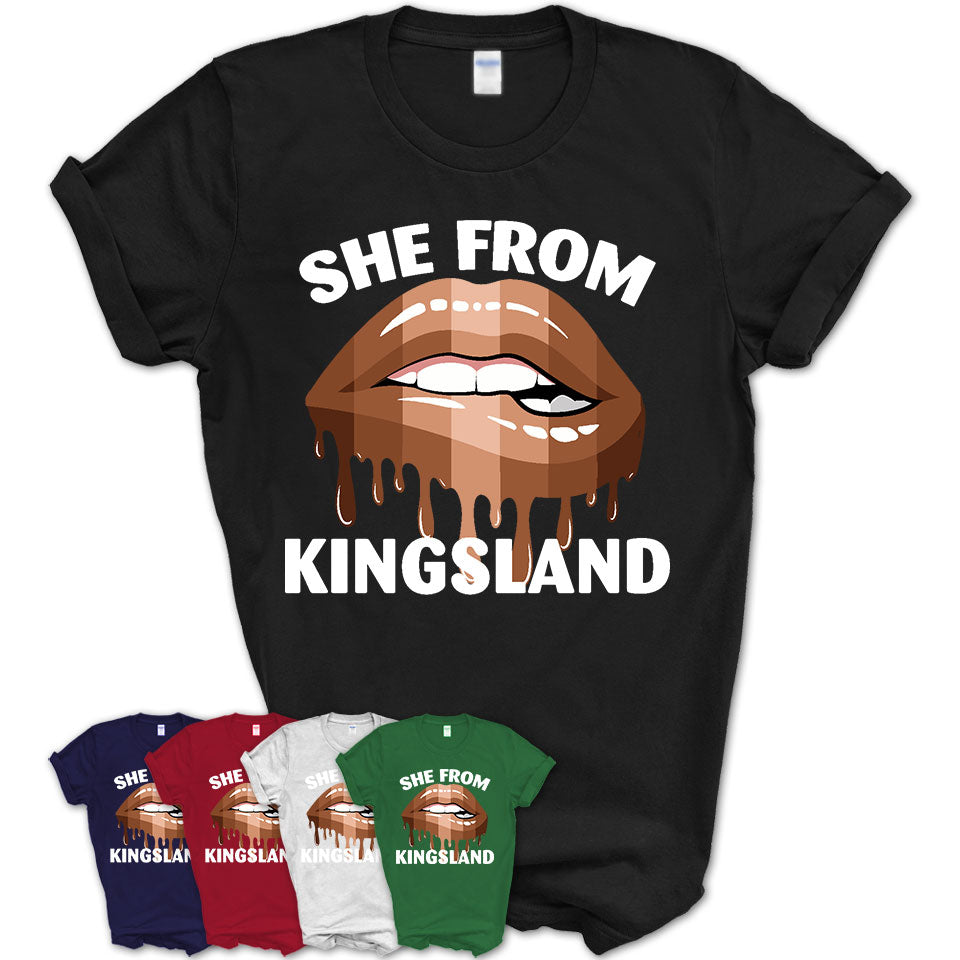 pant velfærd Shredded She From Kingsland Georgia T-Shirt Black Lives Matter Sexy Lips Girl S –  Shedarts