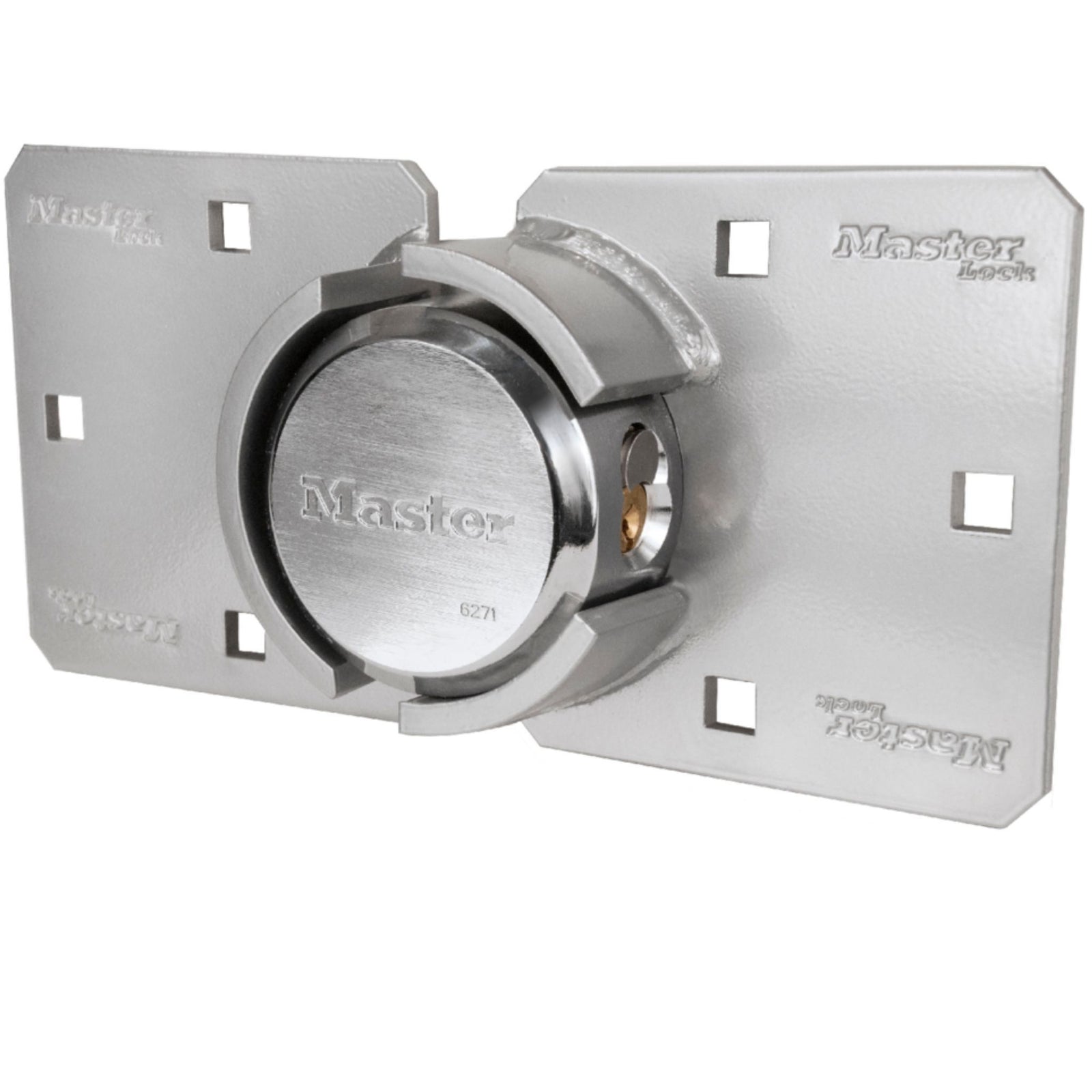 Master Lock 6-1/4-in Zinc Double Hinge Hasps in the Hasps