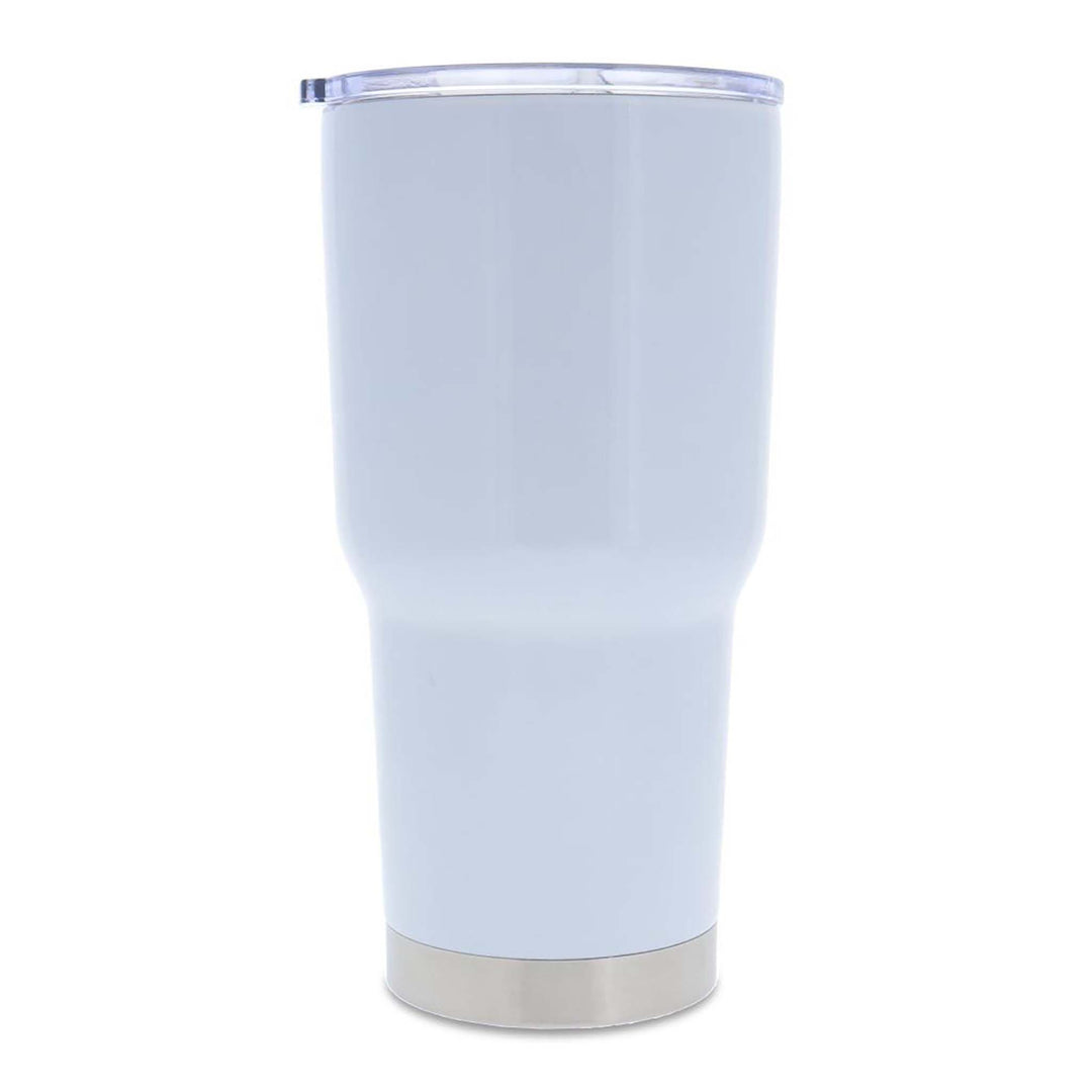 Travel Sublimation Tumbler with Handle Lid :: 16oz White – MJ Supply