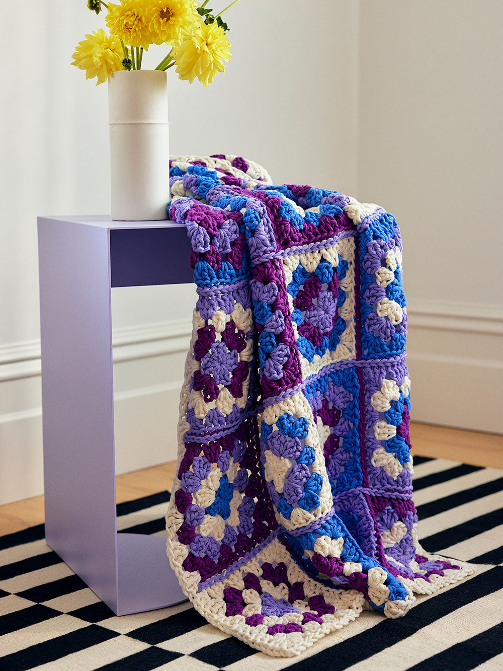 Learn To Crochet The Elle Blanket With Cardigang