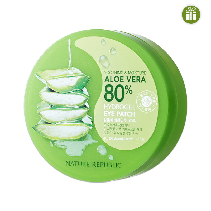 Soothing Moisture Aloe Vera 80 Hydrogel Eye Patch Nature Republic Philippines