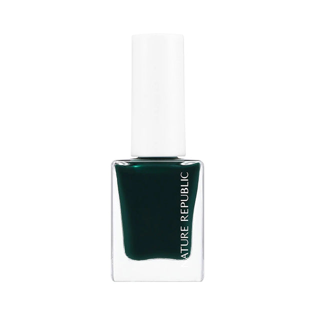 COLOR & NATURE NAIL COLOR: 06 DARK GREEN | Nature Republic Philippines