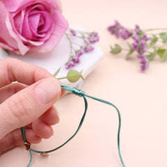 how to tie a sliding knot part 8 roseca jewelry 