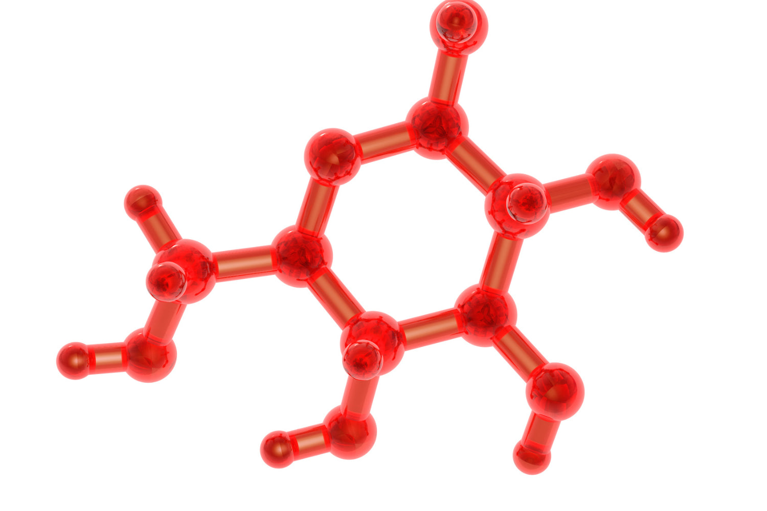 Visualization of glucose cells.