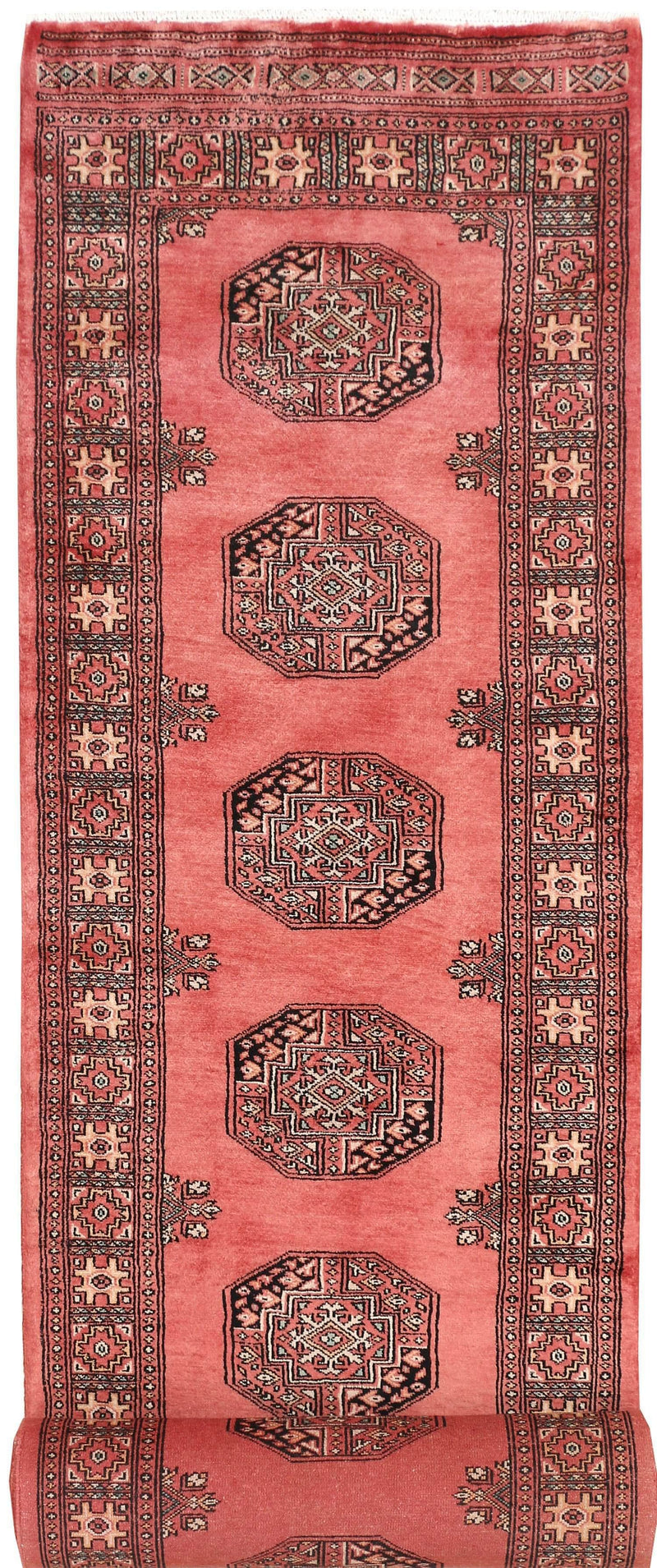 Qaleen Carpets Indian Red Fil Pa 2' 8 x 13' 11 - No. 47000