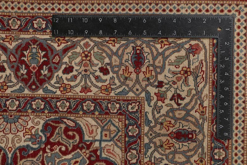 Qaleen Carpets Maroon Mahal 4' 1 x 6' 2 - No. 52338