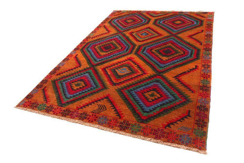 Qaleen Carpets Multi Colored Baluchi 5' 10 x 7' 10 - No. 55181
