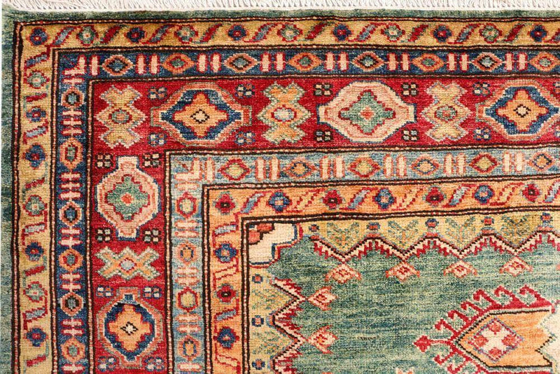 Qaleen Carpets Olivedrab Kazak 5' x 6' 10 - No. 47978