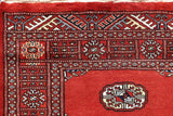 Qaleen Carpets Orange Red Bokhara 2' 7 x 14' 7 - No. 60038
