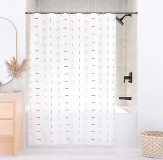 White Shower Curtain for Bathroom Shower Curtains, Shower Curtain Hook