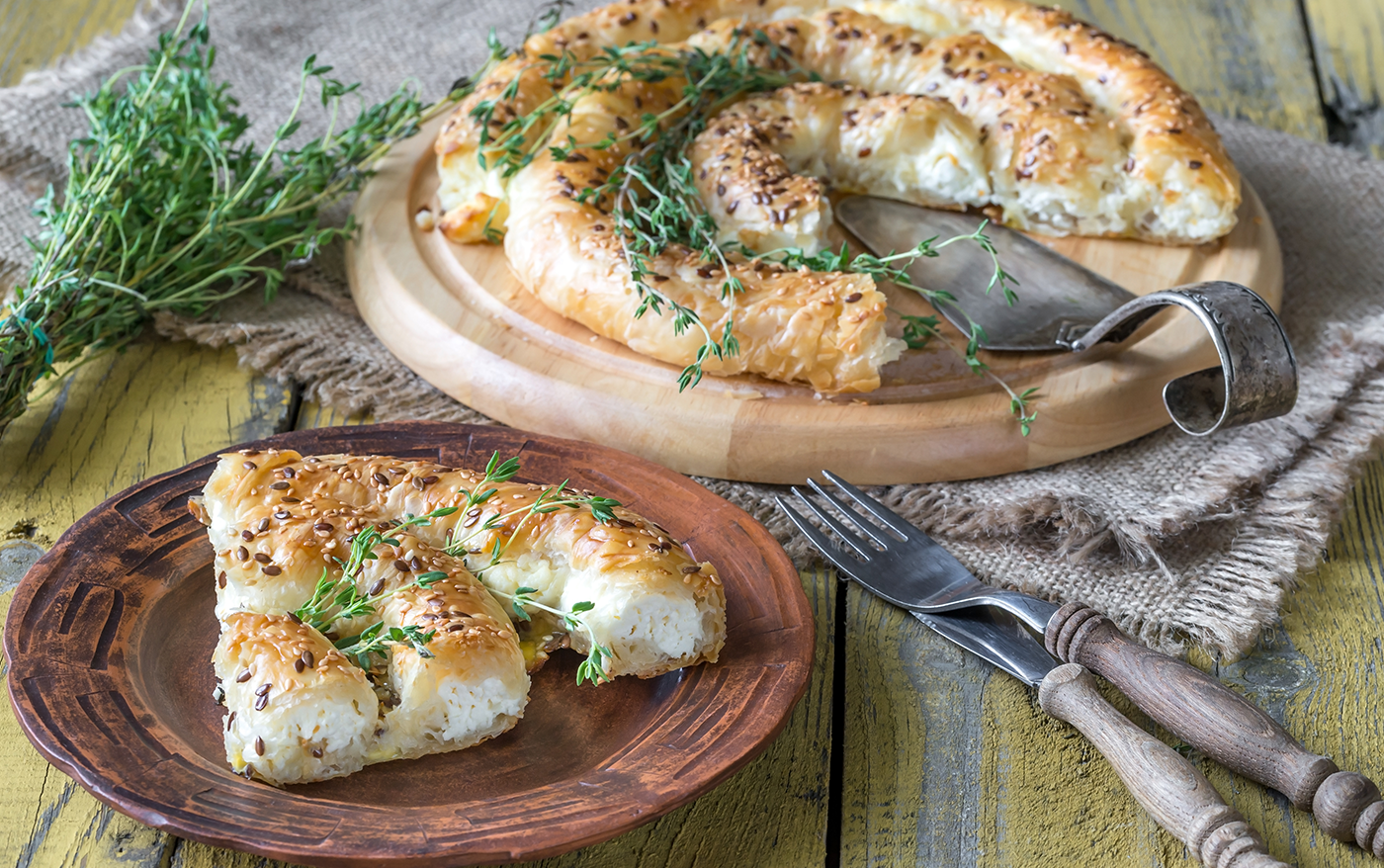 Turkish pastry, borek